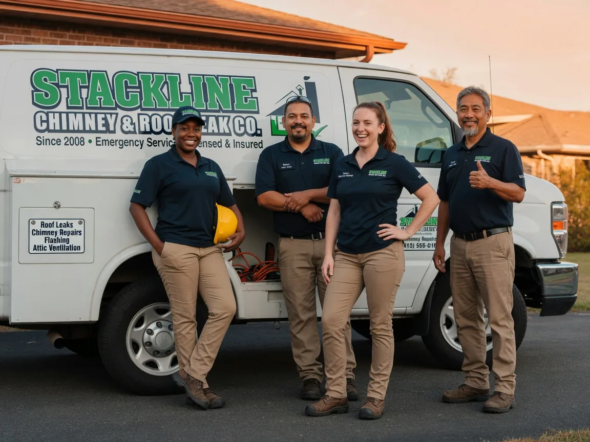 Chimney flashing repair company in Bridgeport, TX